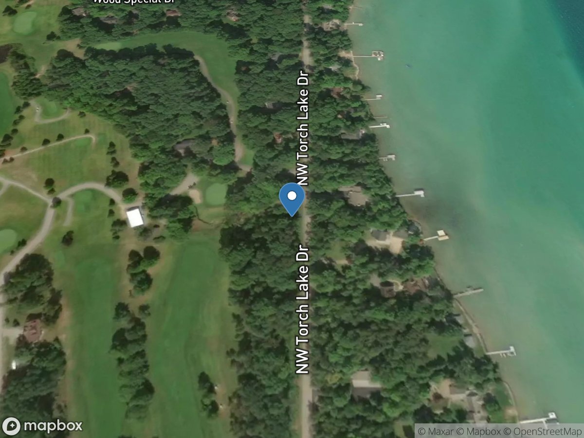 A GA MING Creek At Northwest TORCH LAKE Drive Near CRESWELL, MI location