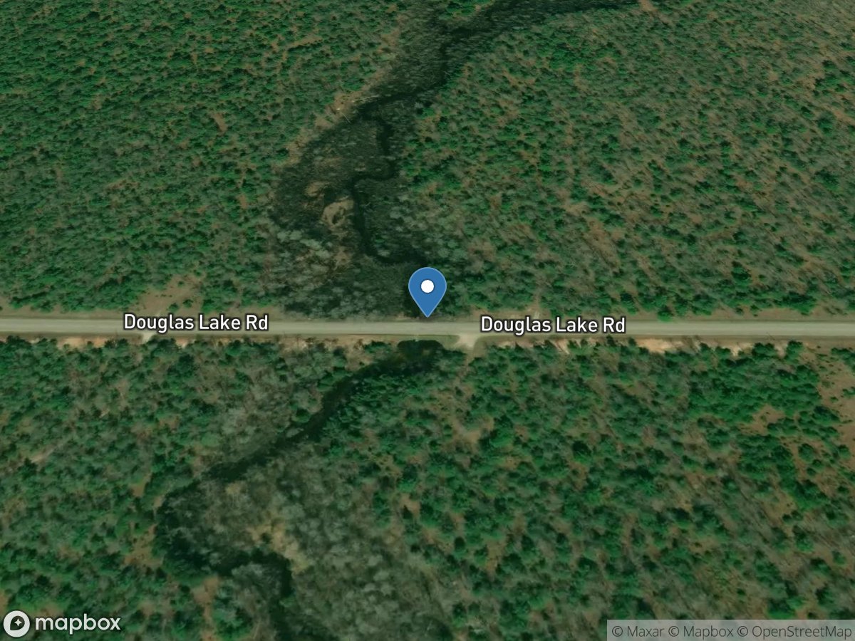 EB Maple River at Douglas Lake Road near Pellston, MI location