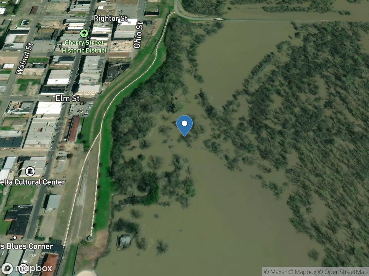 Mississippi River at Helena, AR location