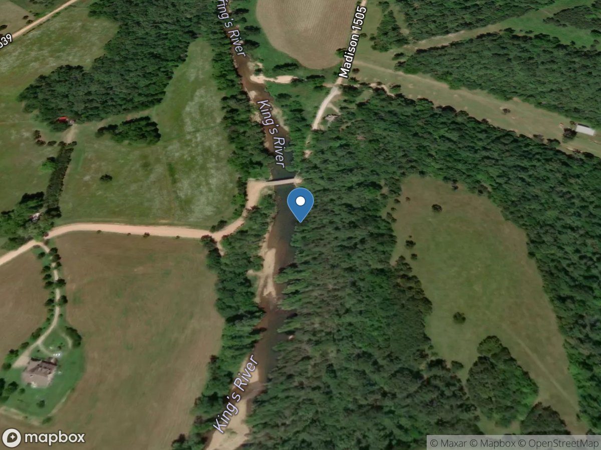 Kings River near Alabam, AR location