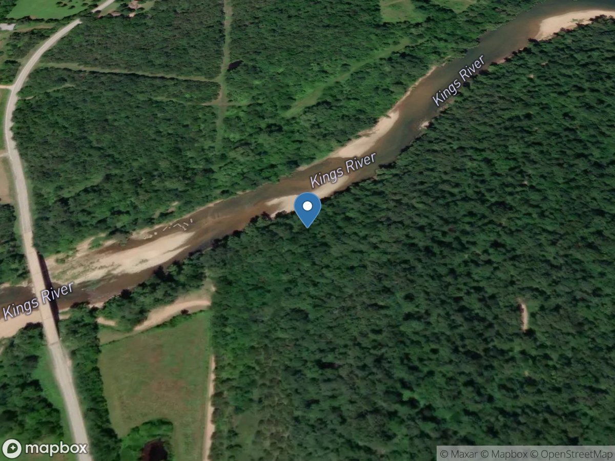 Kings River near Berryville, AR location
