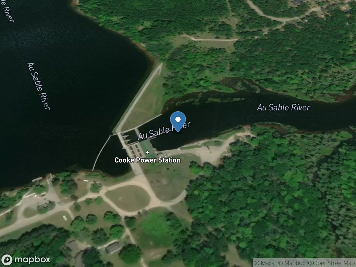 Au Sable River near Sidtown, MI location