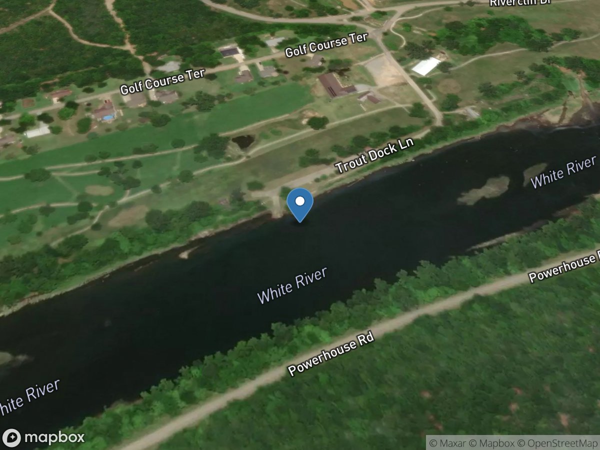 White River below Bull Shoals Dam at Bull Shoals location