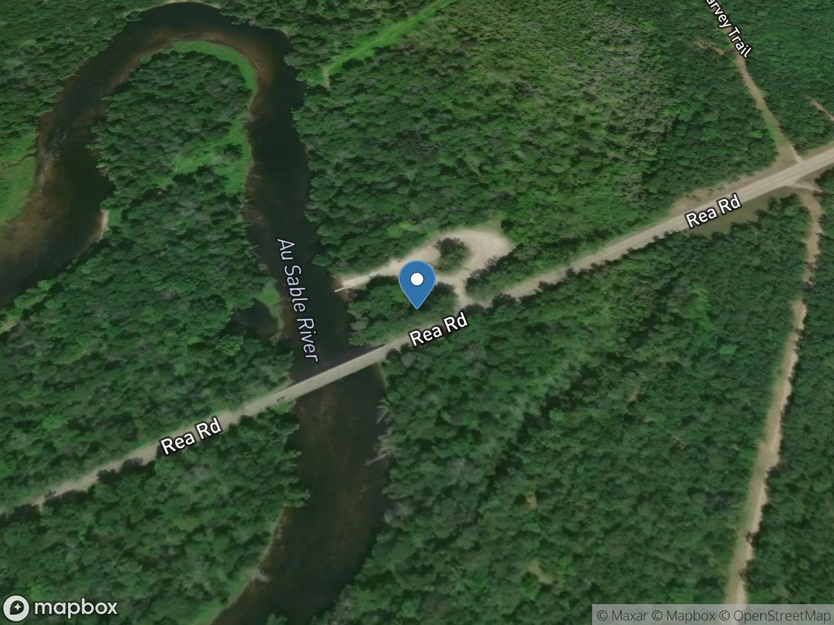Au Sable River near Au Sable, MI location