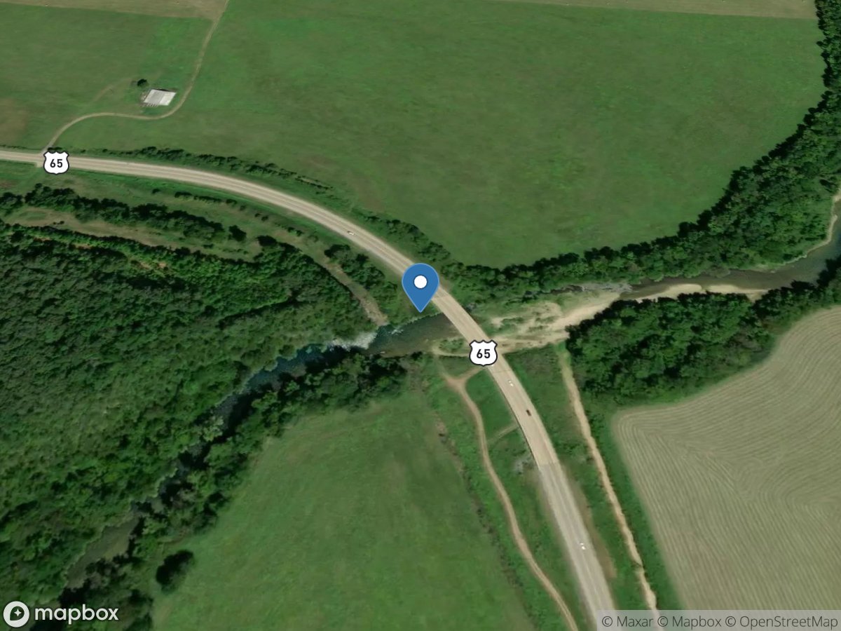 Bear Creek near Silver Hill, AR location