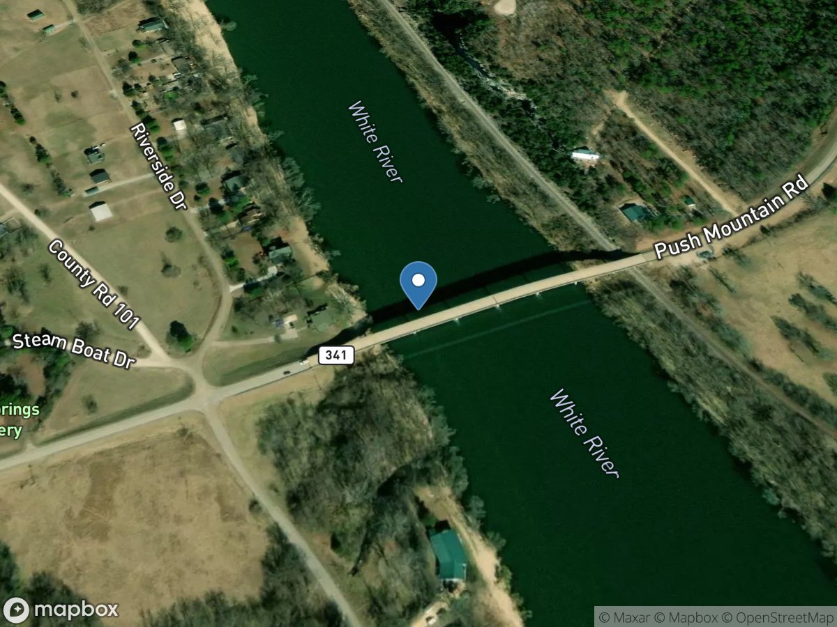 White River near Norfork, AR location