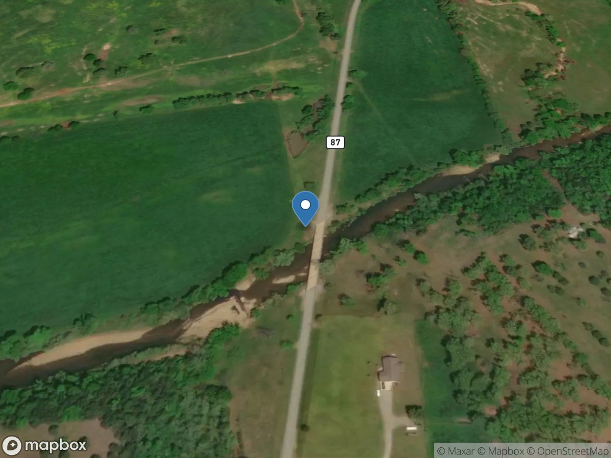 Bennetts River at Vidette, AR location