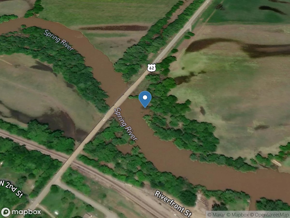 Spring River at Imboden, AR location