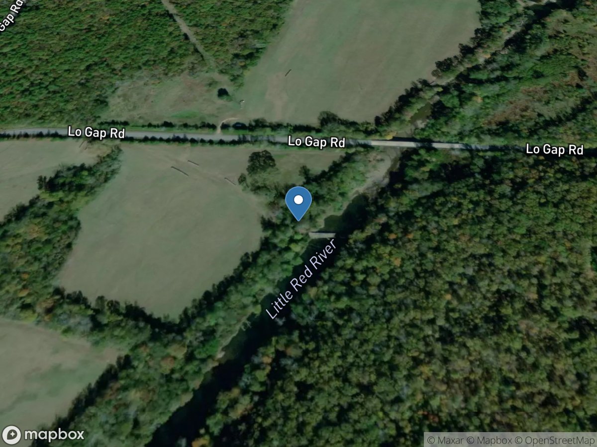 South Fork of Little Red River near Scotland, AR location