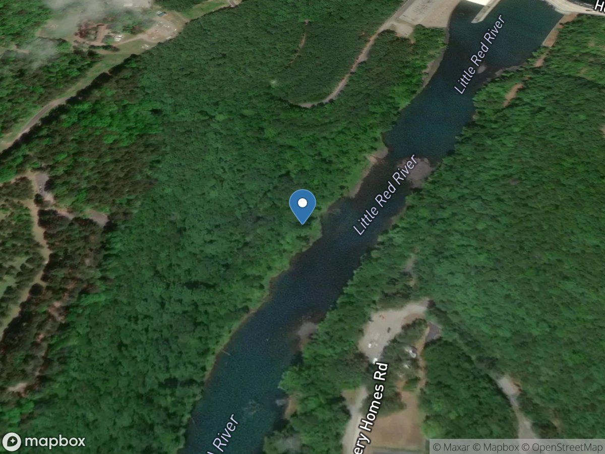 Little Red River near Heber Springs location