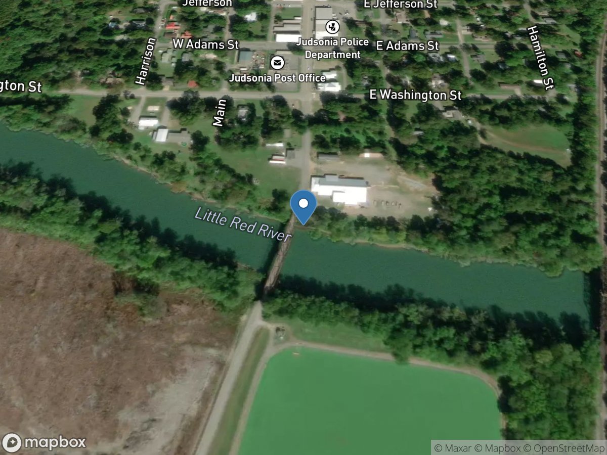 Little Red River at Judsonia, AR location