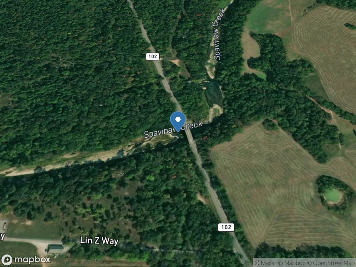 Spavinaw Creek near Maysville, AR location