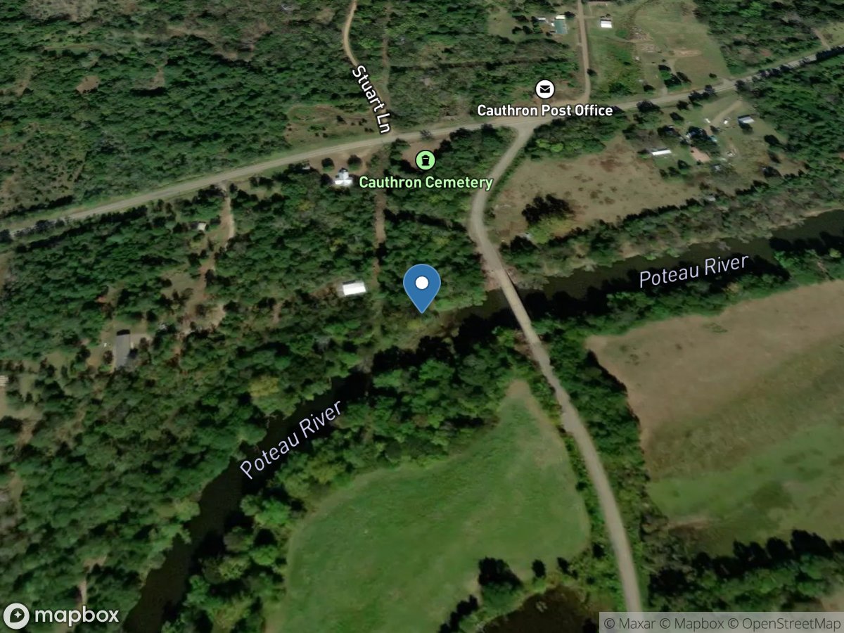 Poteau River at Cauthron, AR location