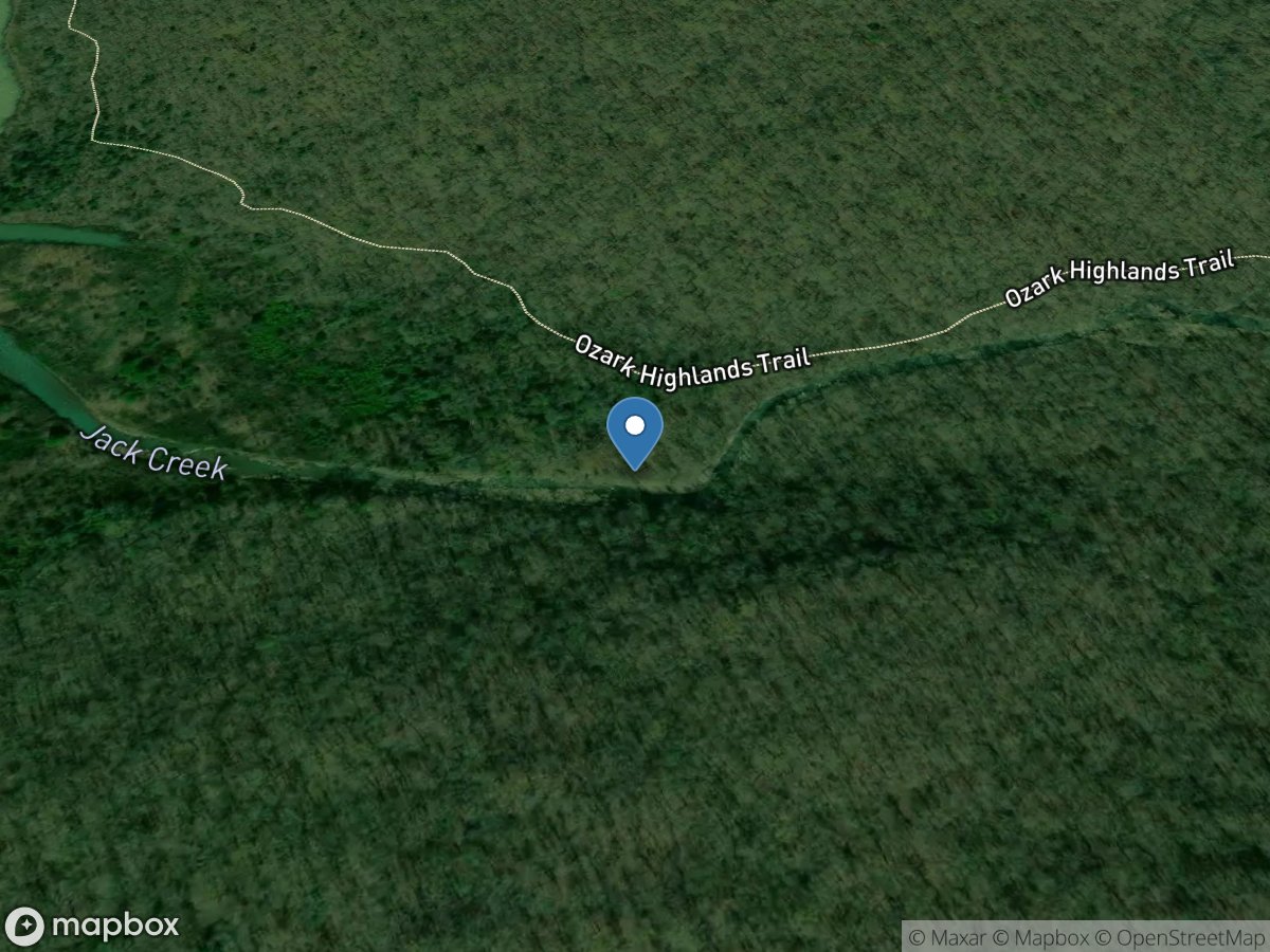 Jack Creek near Winfrey, AR location