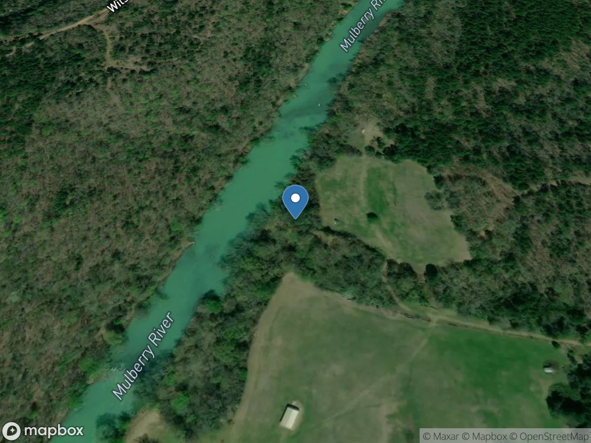 Mulberry River near Mulberry, AR location