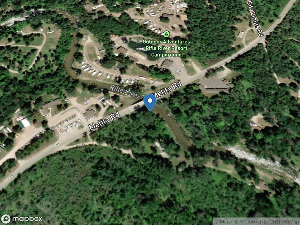 Rifle River near Sterling, MI location