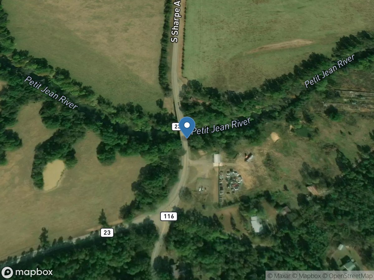 Petit Jean River near Booneville, AR location