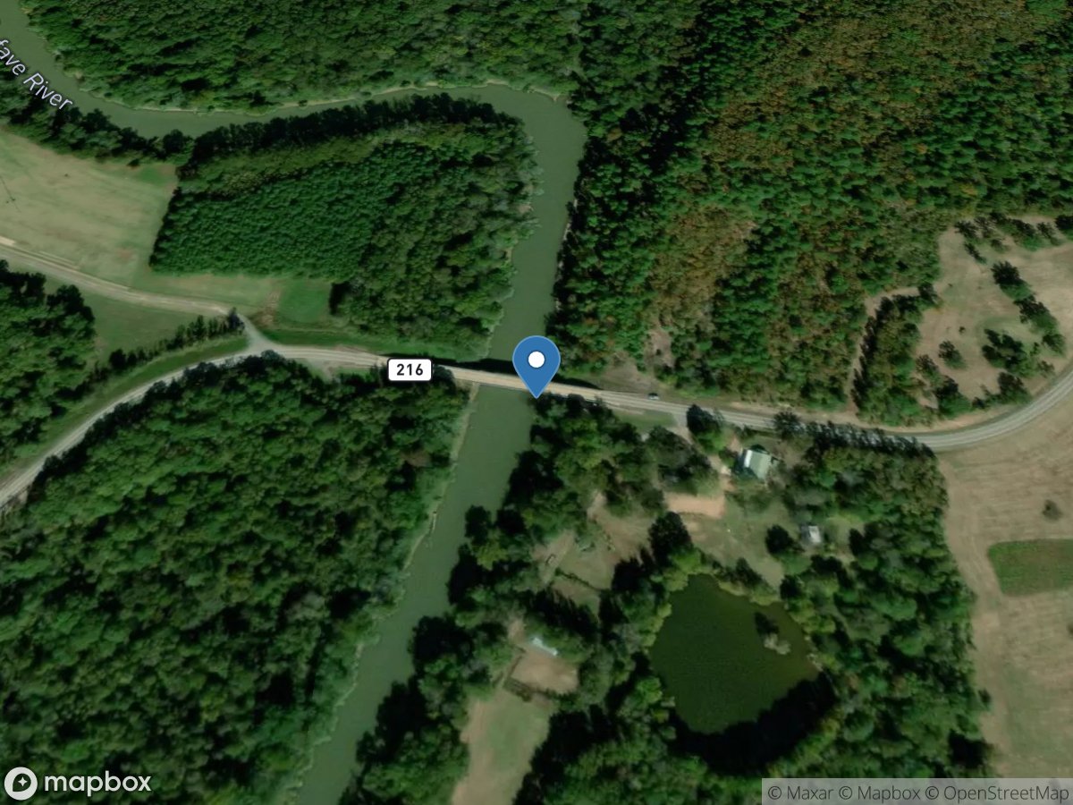 Fourche La Fave River near Houston, AR location