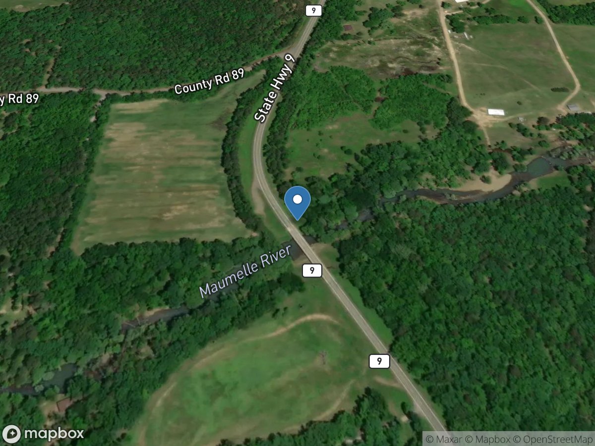 Maumelle River at Williams Junction, AR location