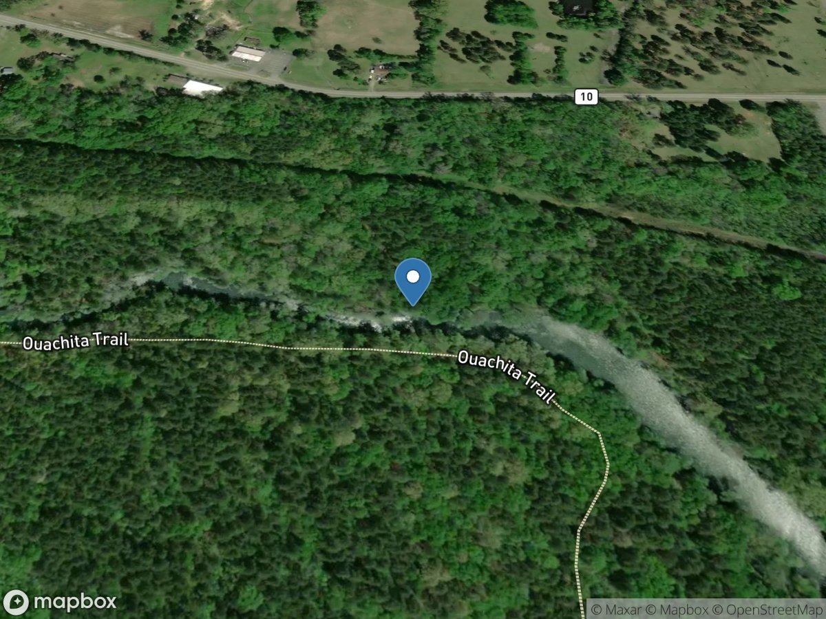 Maumelle River near Wye, AR location