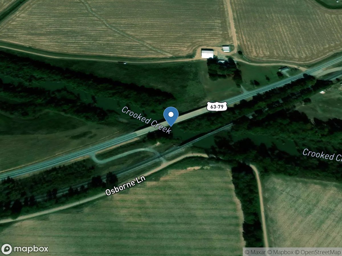 Crooked Creek near Humphrey, Ark. location