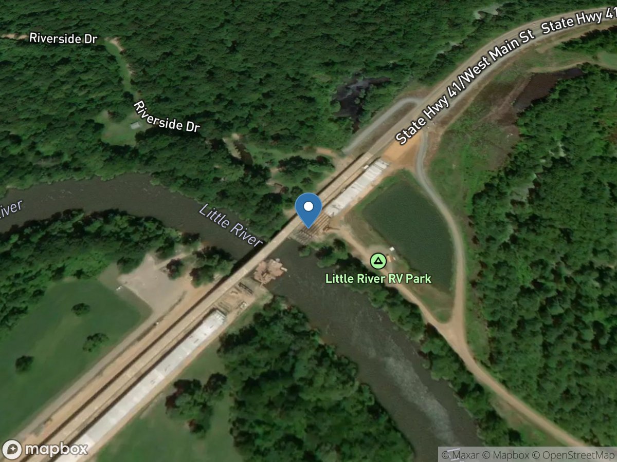 Little River near Horatio, AR location