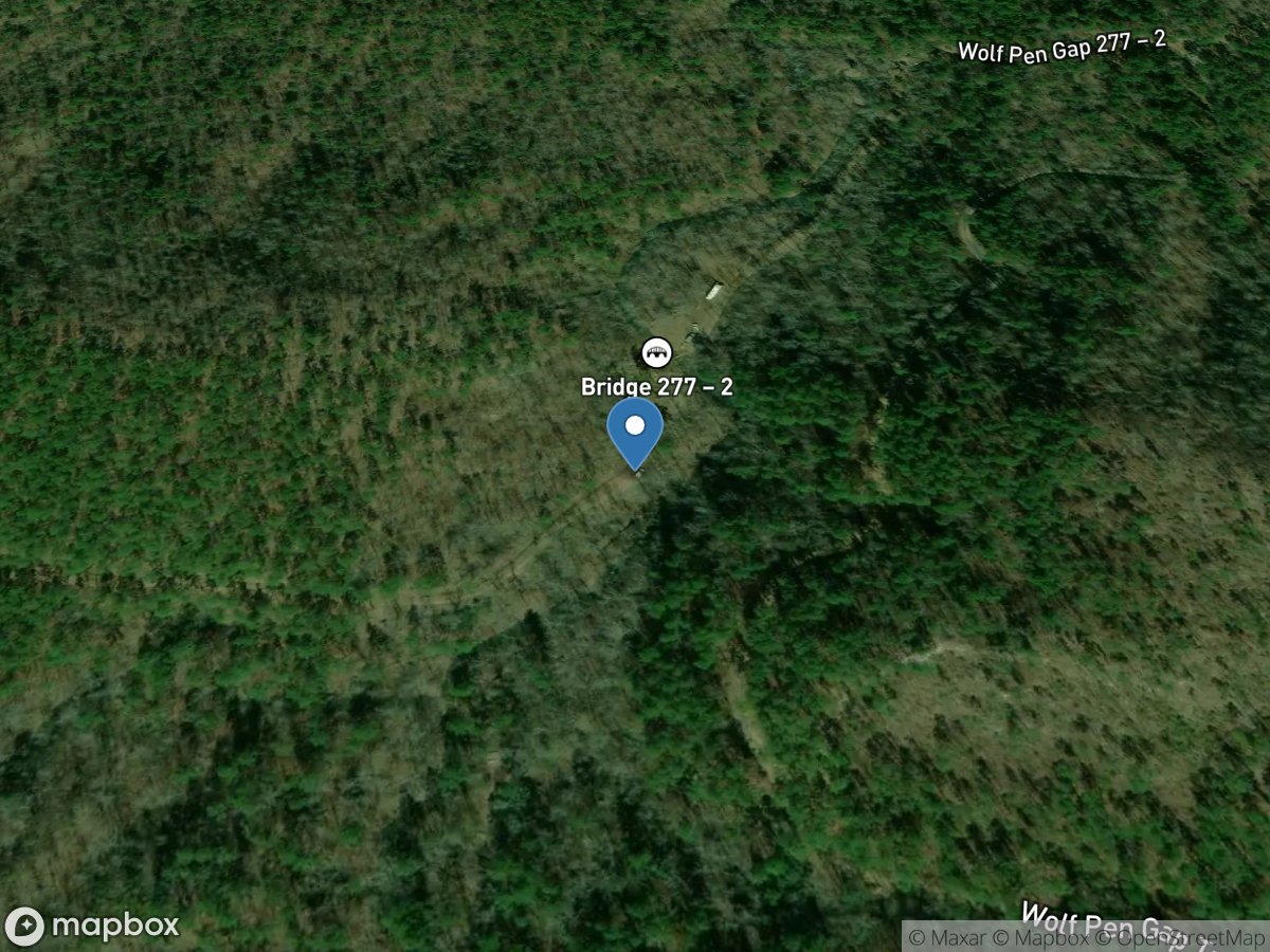 Gap Creek near Wolf Pen Gap Rec Area near Nunley, AR location