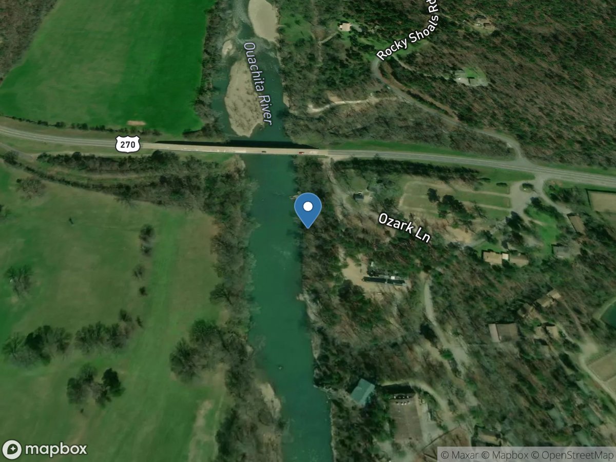Ouachita River near Mount Ida, AR location