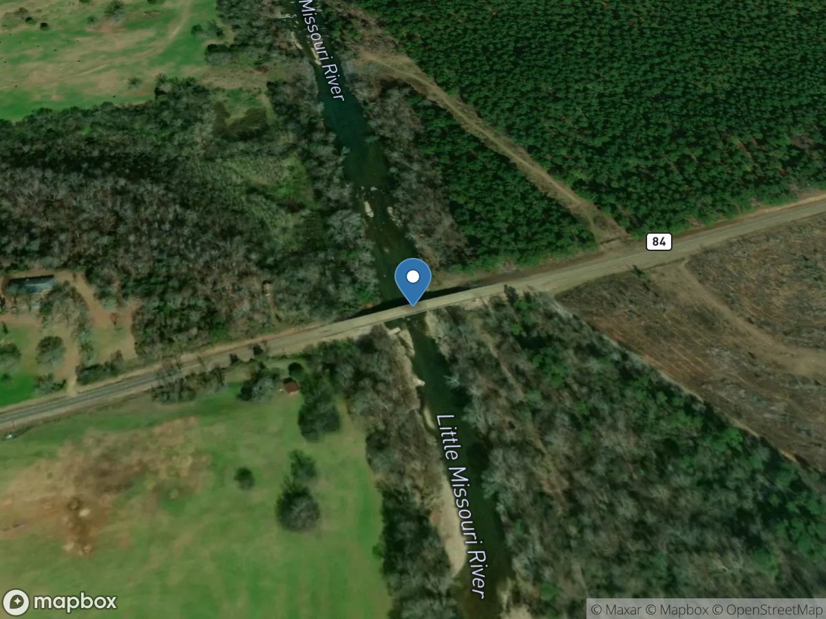 Little Missouri River near Langley, AR location