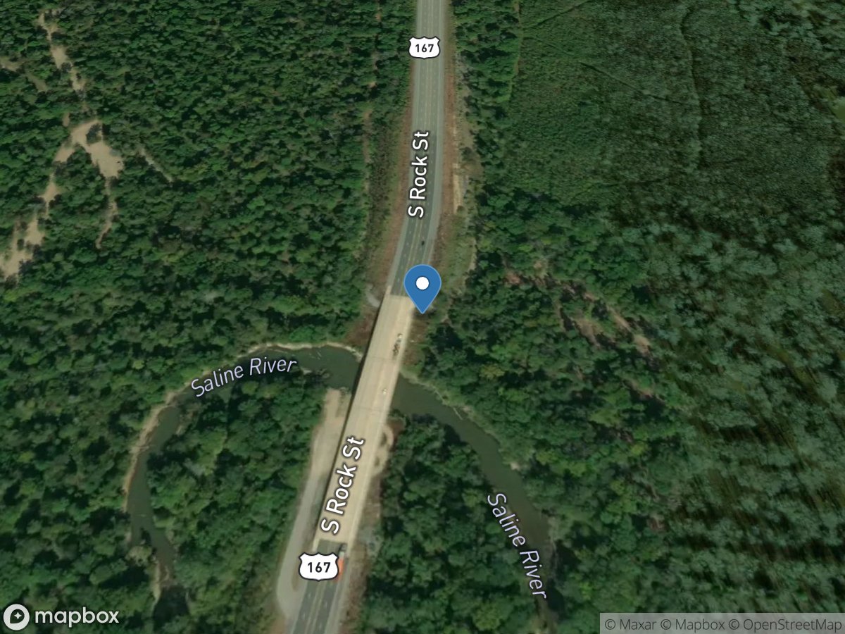 Saline River near Sheridan, AR location