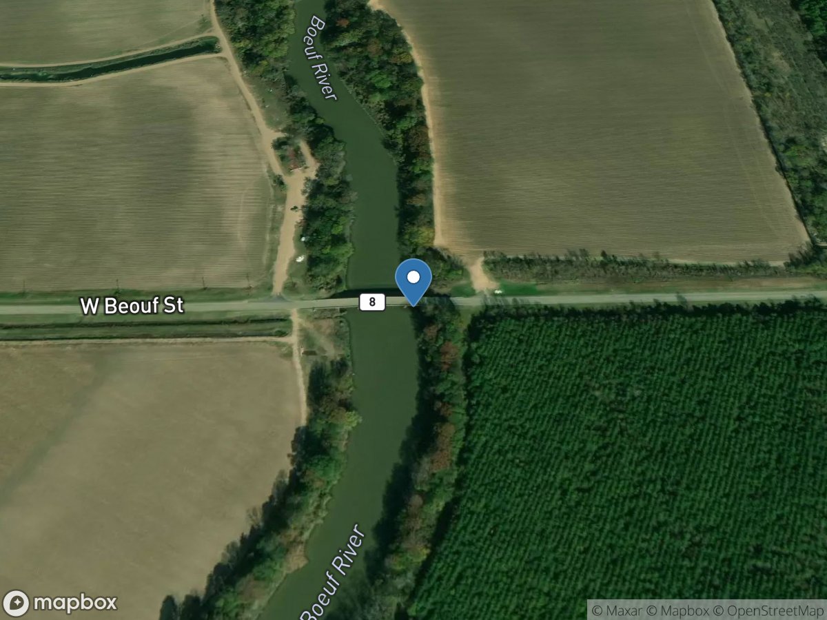 Boeuf River near Eudora, AR location