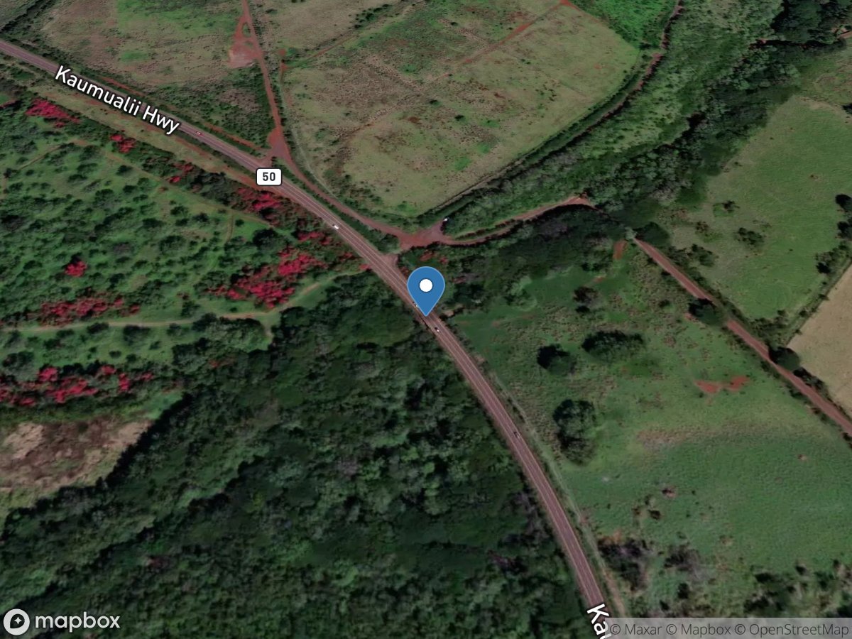 Mahai Kona Stream near Pakala Village, Kauai, HI location