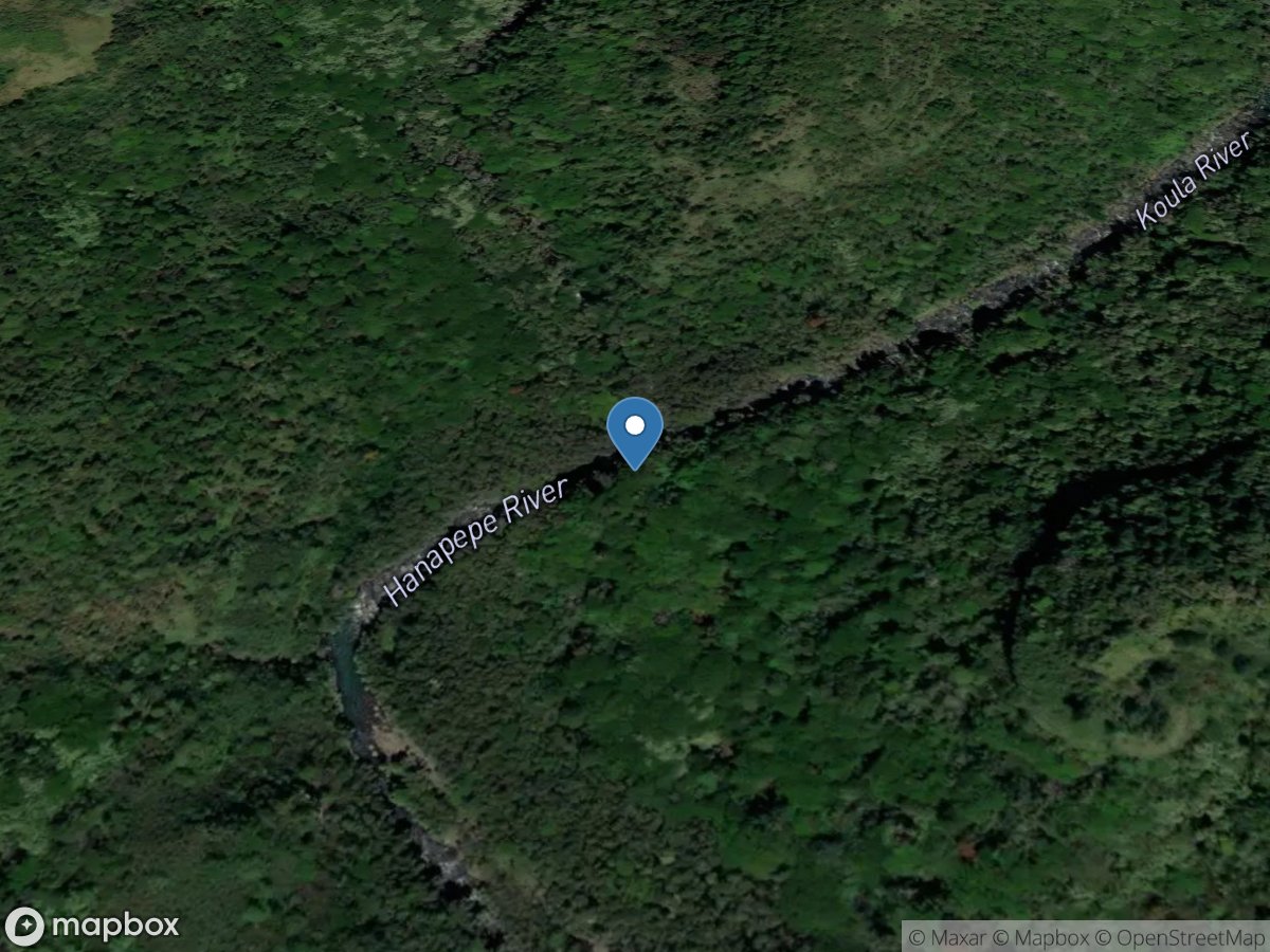 Hanapepe Riv below Manuahi Str near Eleele, Kauai, HI location