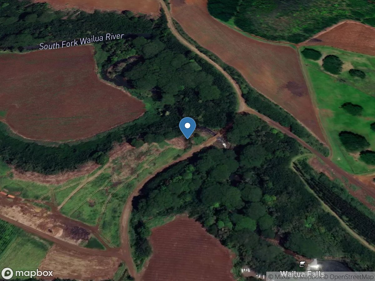 SF Wailua River near Lihue, Kauai, HI location