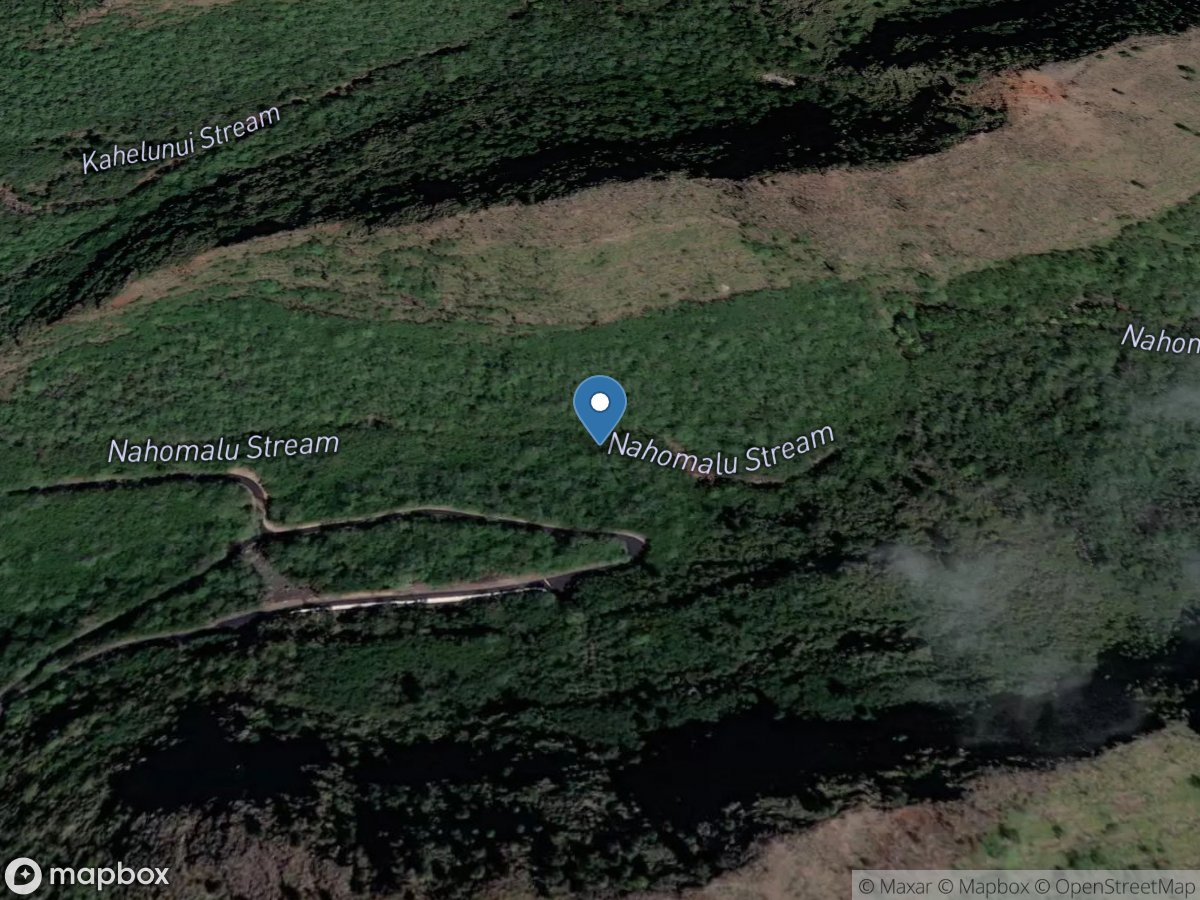 Nahomalu Valley near Mana, Kauai, HI location