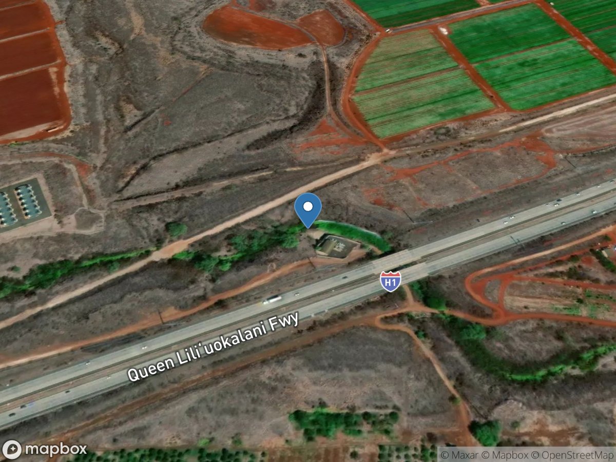 Honouliuli Str at H-1 Freeway near Waipahu, Oahu, HI location