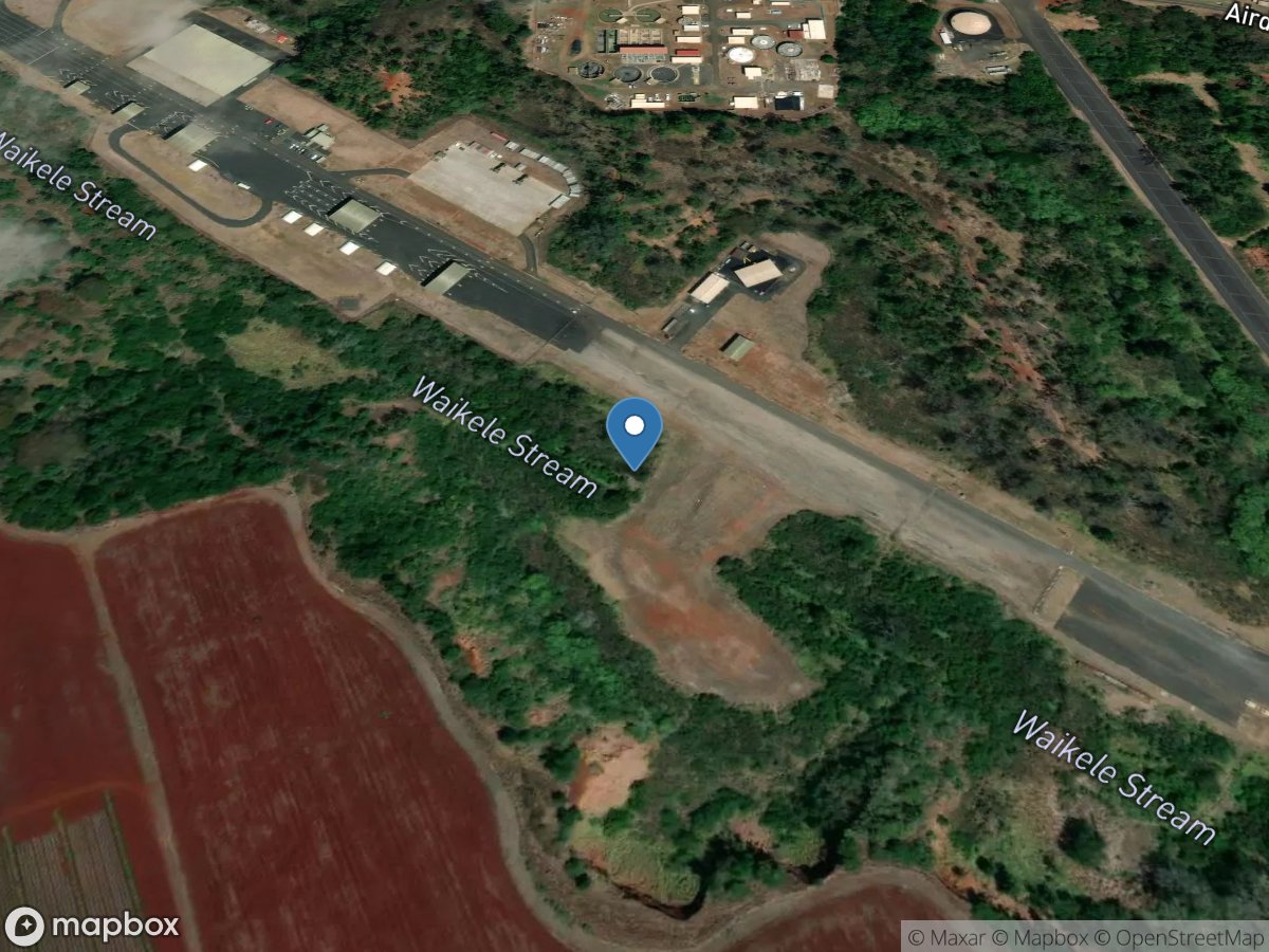 Waikele Str at Wheeler Field, Oahu, HI location