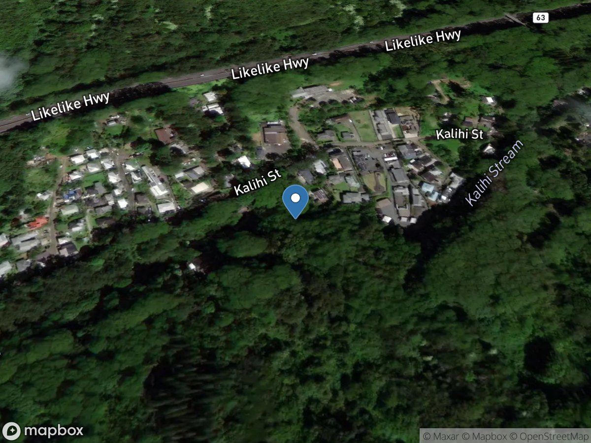 Kalihi Str near Honolulu, Oahu, HI location