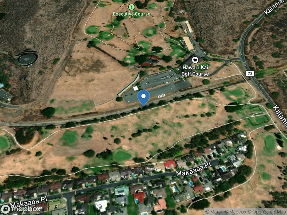 Kalama Valley Drainage Canal, Oahu, HI location