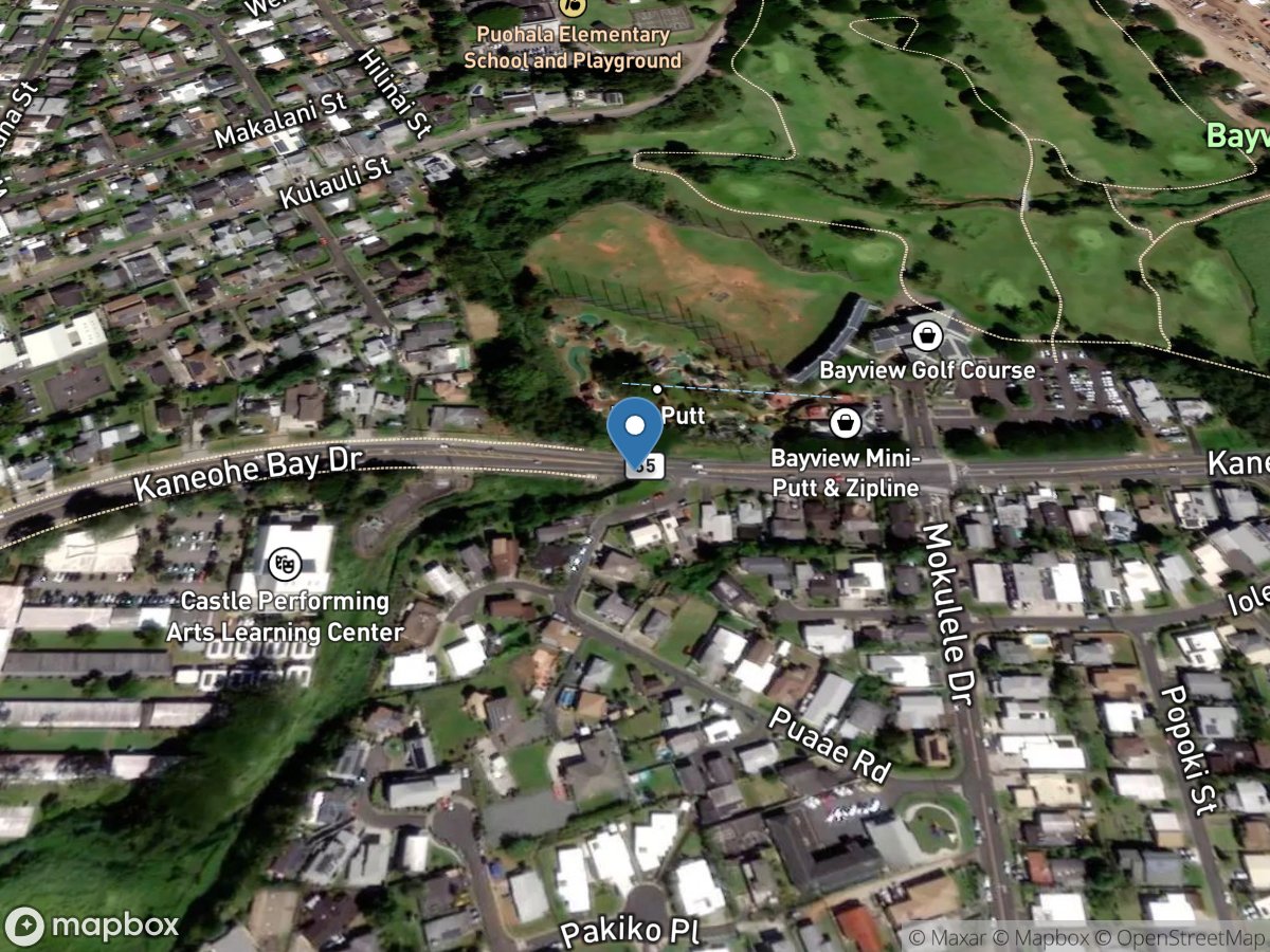 Kawa Str at Kaneohe, Oahu, HI location