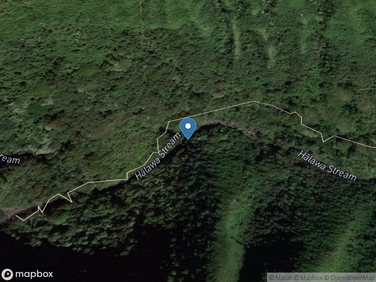 Halawa Stream near Halawa, Molokai, HI location