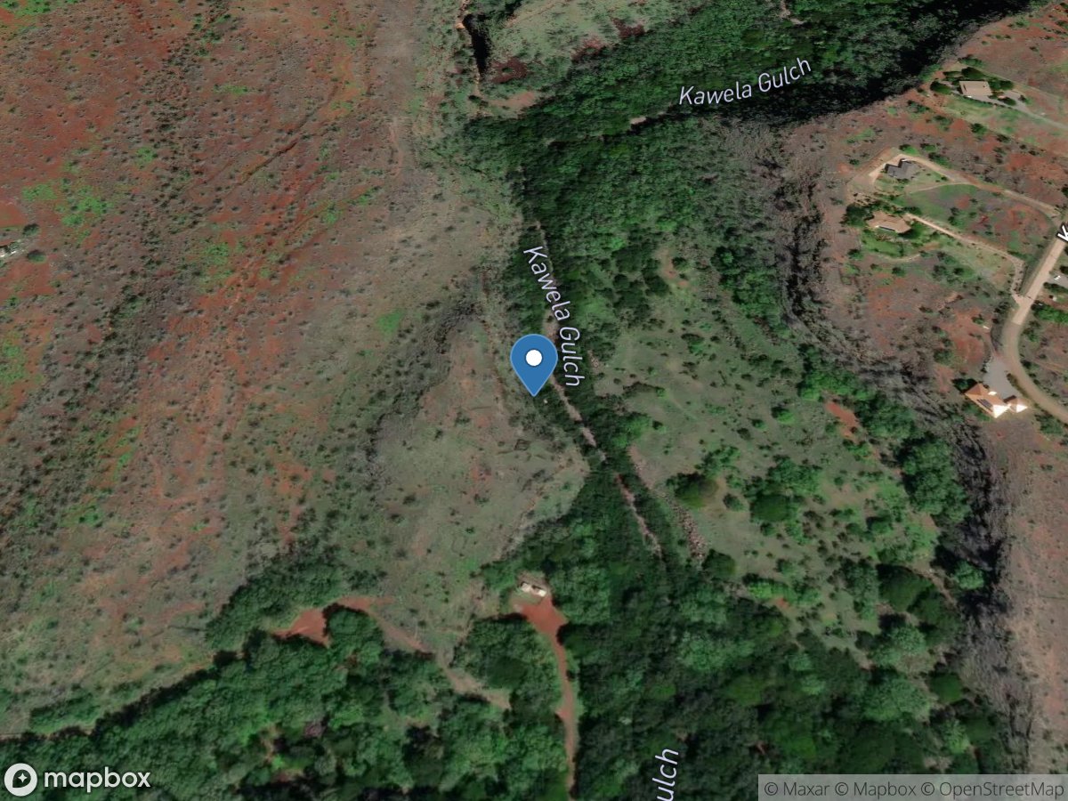 Kawela Gulch near Moku, Molokai, HI location