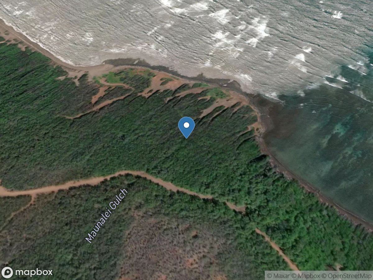 Maunalei Gulch near Keomuku, Lanai, HI location