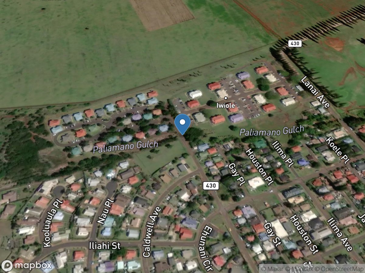 Paliamano Gulch at Lanai City, Lanai, HI location