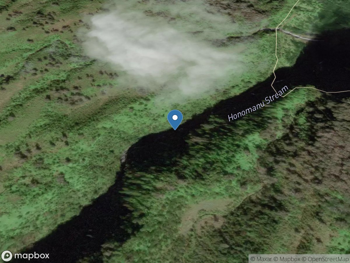 Honomanu Stream near Keanae, Maui, HI location