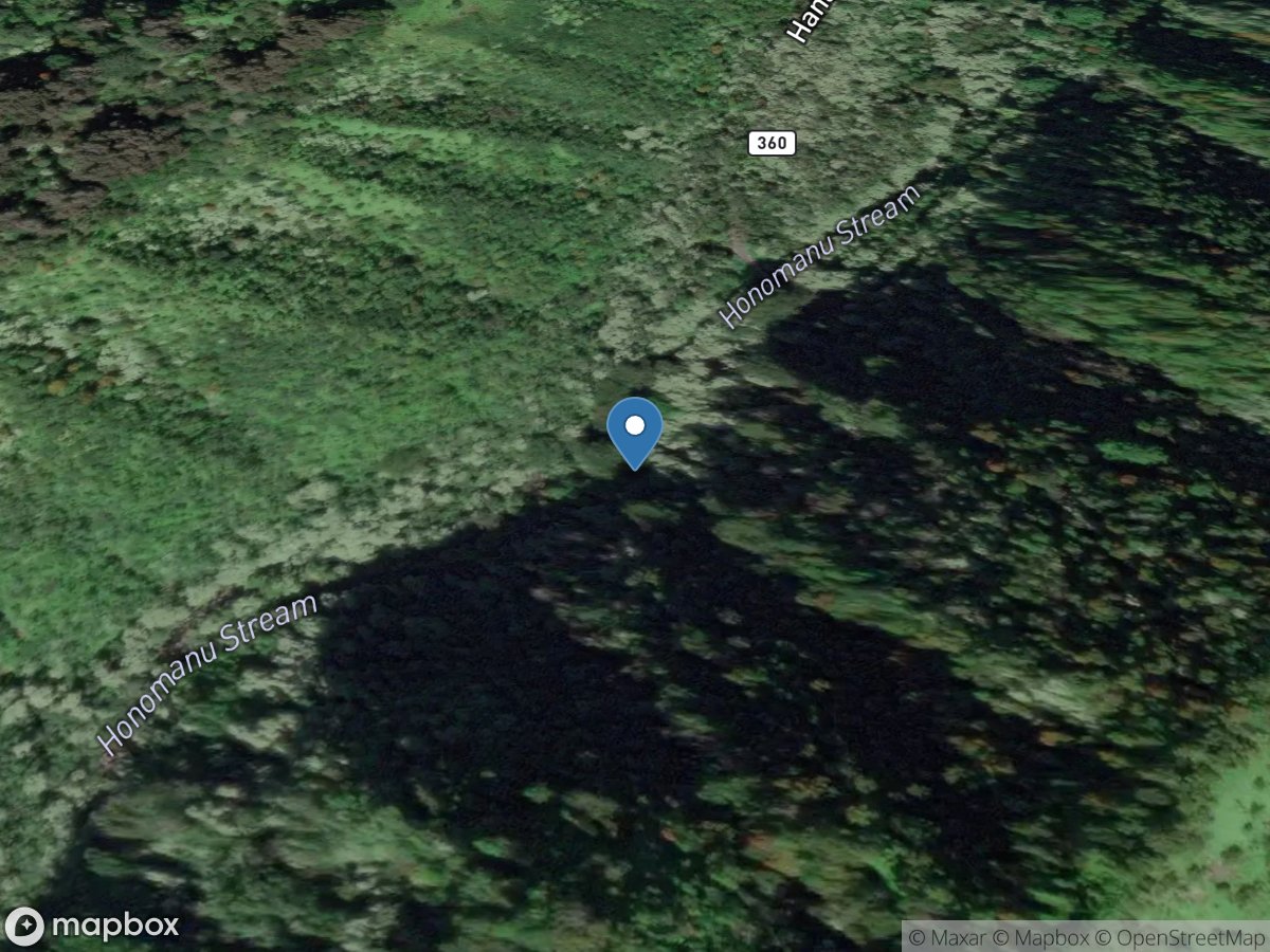 Honomanu Stream near Hana Hwy, Maui, HI location