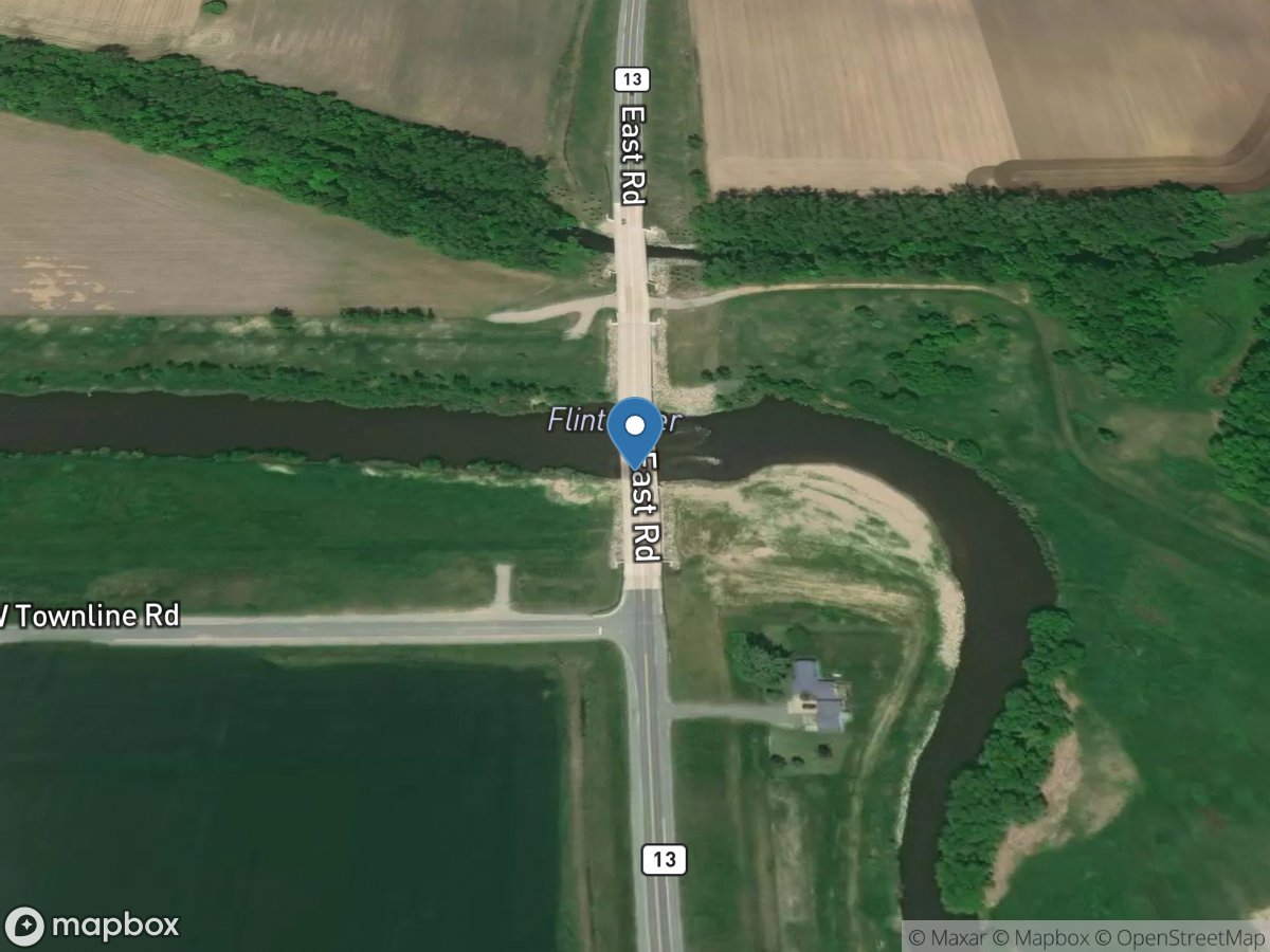 Flint River near Fosters, MI location