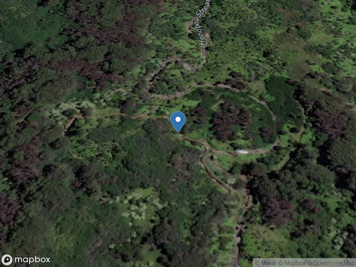 New Hamakua Ditch at Honopou near Huelo, Maui, HI location