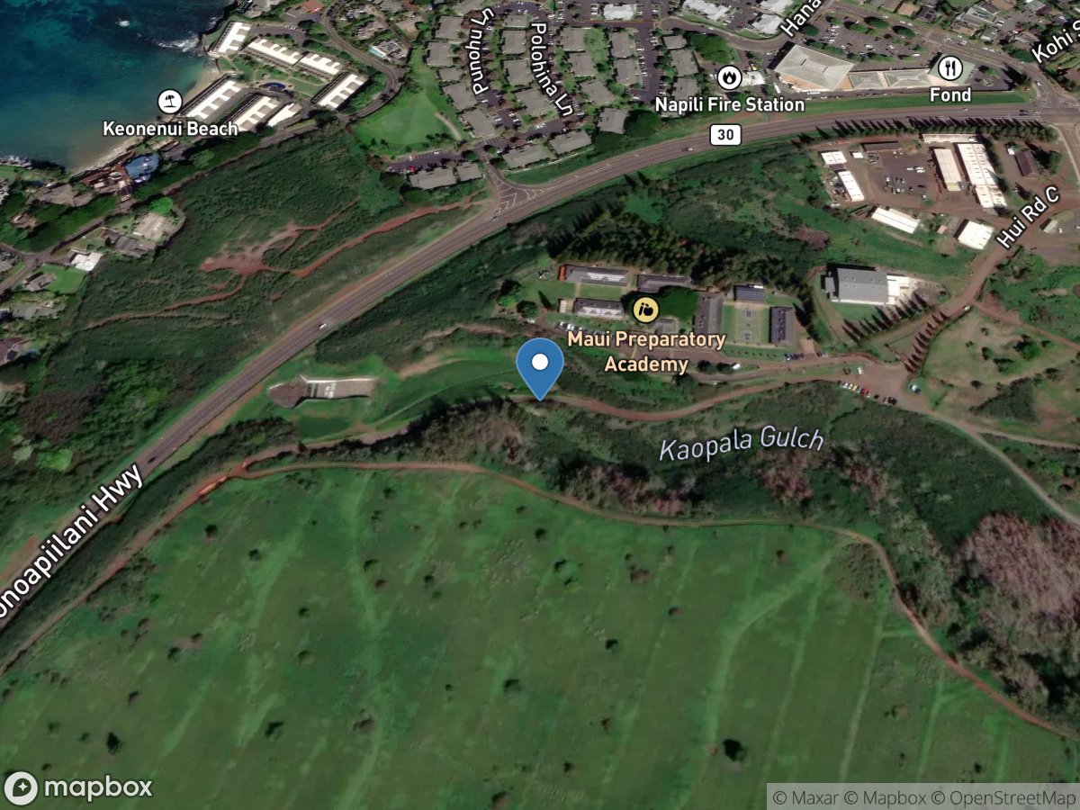Kaopala Gulch near Napili, Maui, HI location