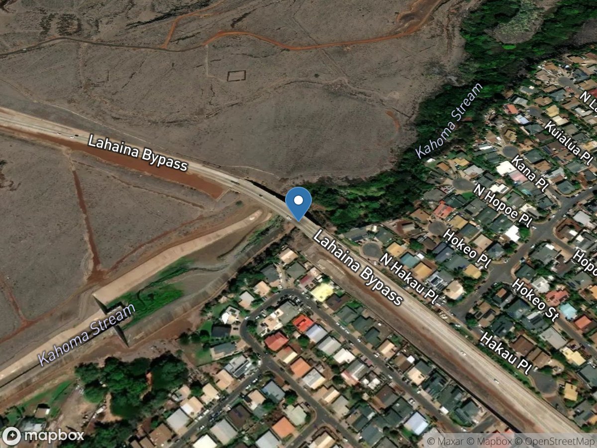Kahoma Stream at Lahaina Bypass, Maui, HI location